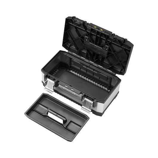 Galvanized Metal-Plastic Toolbox