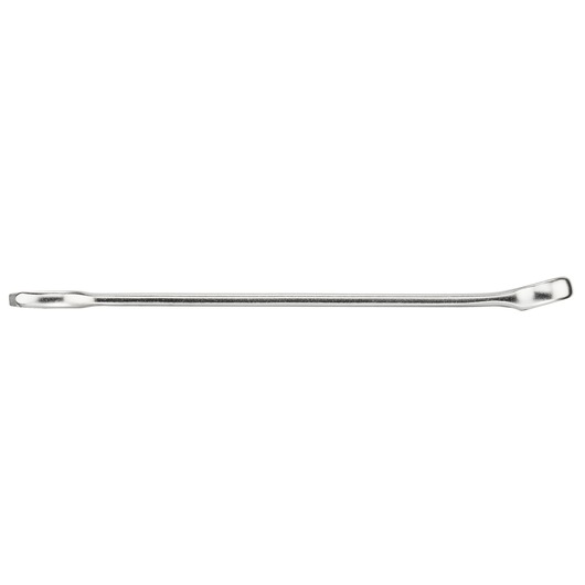 STANLEY FMMT13032-0 flat pry bar tool, silver, side profile on white background.