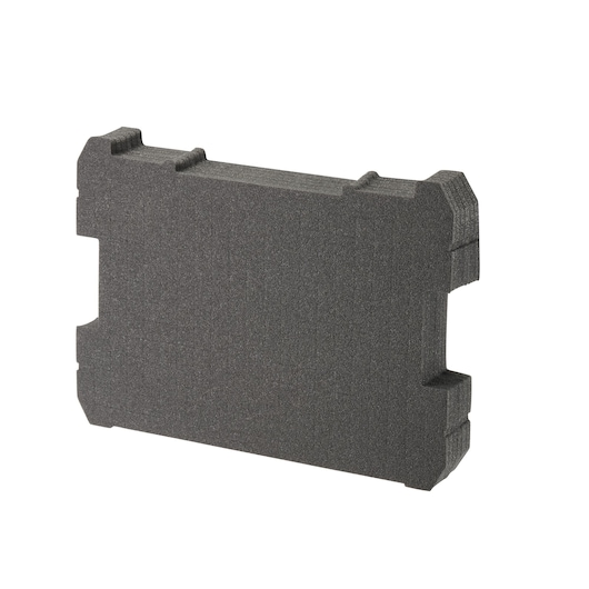 STANLEY FMST1-72365 black foam insert for tool storage, angled view on white background.