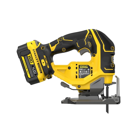 18V STANLEY® FatMax® V20 Brushless Jigsaw with 2 x 4.0Ah Lithium Ion Batteries and Kit Box