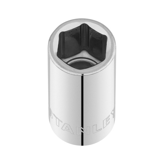 STANLEY STMT86105-0 chrome hex socket, front angle, tool category.