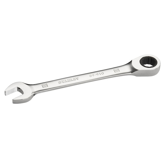 STANLEY STMT89910-0 combination wrench, chrome finish, product photo angled on white background.