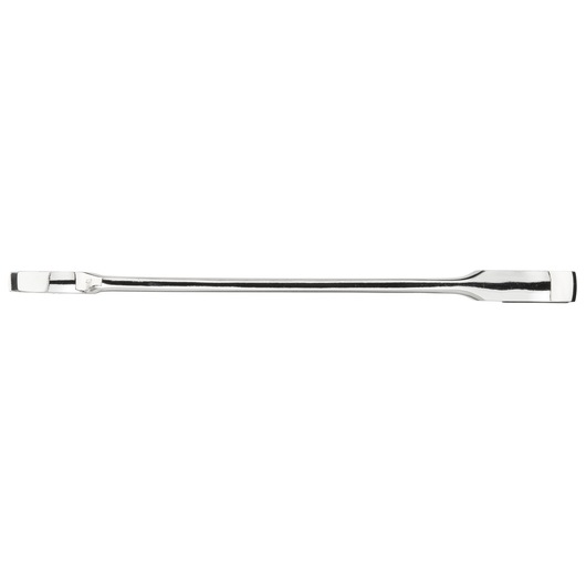 STANLEY STMT89911-0 chrome pry bar tool, straight design, flat ends, product photography on white background.