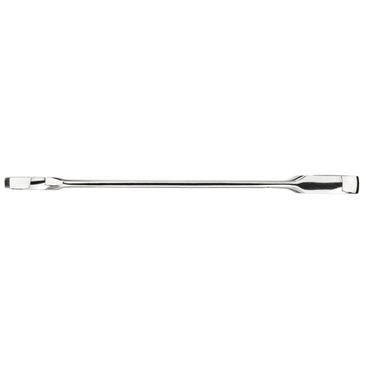STANLEY STMT89916-0 chrome finish pry bar, tool category, side view on white background.