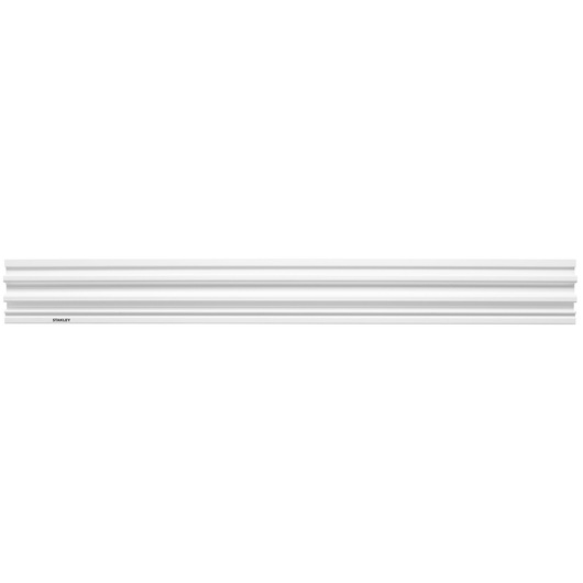 STANLEY STST82602-1 white wall-mounted tool organizer strip, front angle photography.